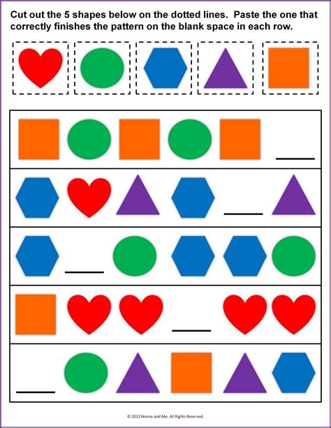 preschool games|Shape Patterns .